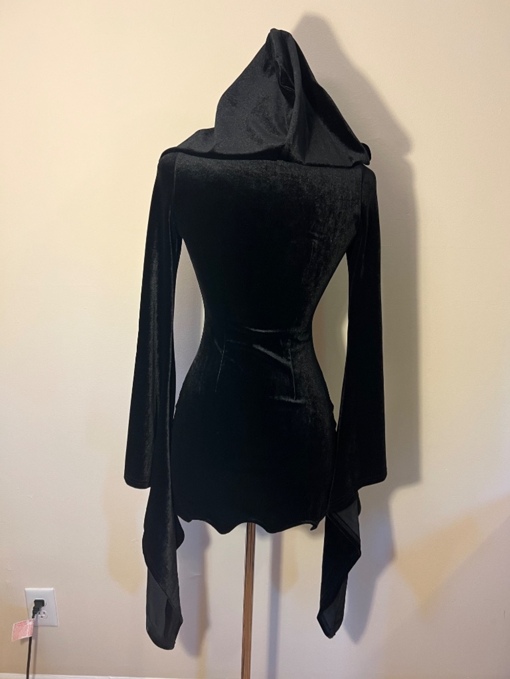 Dark in Love Velvet Cat Ear Dress - Picture 5 of 11